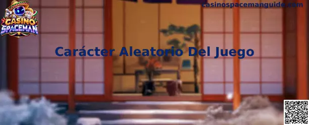 Explicación visual del carácter aleatorio del juego Casino Spaceman